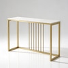 Odine Metal Console Table in Gold Colour