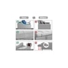 Alysha 1 Seater Fold Out Sofa cum Bed  in Light Grey Colour
