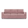Apollo 3 Seater Fabric Sofa in Desert Rose Colour