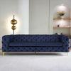 Cherish Fabric Sofa - Navy Blue