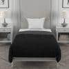 Ekiya 
Black-Dark Grey Solid 250 Gsm Microfiber Single Bed Comforter