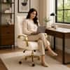 Doe Buck Derrus Premium Beige Executive Office Chair