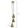 Handano Brass Finish Metal Pendant Light