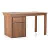 Bradbury Desk Size Large In Amber Walnut Finish