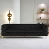 Cherish Fabric Sofa - Black