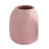 Solid Ceramic Vase in Pink Colour