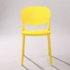 Kepler Brooks Serena Cafeteria Dining Chair in Yellow Colour