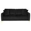 Angle Fabric Sofa (Black)