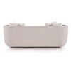 Astoria 2 Seater Fabric Sofa in Sea Salt Grey Colour