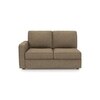 Apollo Sofa (Colour : Dune, Cushion : Hard, Back Type : Regular, Seating Capacity : Right Aligned 2 Seater + Right Aligned Chaise + Ottoman)