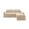 Apollo Compact Sofa (Colour : Birch Beige, Cushion : Hard, Back Type : Regular, Seating Capacity : Right Aligned 2 Seater + Right Aligned Chaise)
