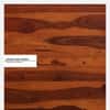 Rangrez Solid Wood 1 Seater Sofa in Honey Oak Finish in Brown Colour