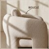 Urbanopulence  Wood 1 Seater With Upholstery Non Storage Sofa In White Colour