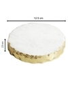 Timeless Elegance Marble Coaster Set of 2