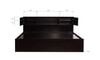 Idyia Engineered Wood King  Size Bed With Drawer Storage (Melamine Finish)