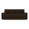 Apollo High Back 3 Seater Fabric Sofa in Dark Earth Colour