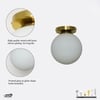 Denver Flush Ceiling Light