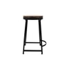 Metalsmith Metal Side Table in Black Finish