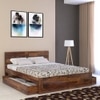 Simplicity Solid Woo Queen Size Drawer Storage Bed
