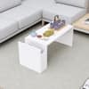 Hexa Engineered Wood Coffee Table In Frosty White