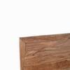 Metric Solid Wood King Non Storage Bed in Brown Colour