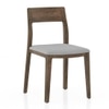 Aero Solid Wood 6 Seater Dining Table With 6  Clarke Dining Chairs (Finish : Danish Walnut, Chair Colour : Vapour Grey)