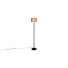 Emme Grey Cotton Shade Floor Lamp