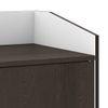 Hayes 18 Pair Shoe Rack In Dark wenge Finish