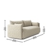 Cozychic Wood 3 Seater With Upholstery Non Storage Sofa In Yellow Colour