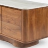 Nira Solid Wood TV Unit in Brown Colour