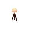 Alwyn White Cotton Shade Table Lamp