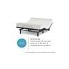 Wave Plus King Size Adjustable Bed With Under Bed Lighting, Massage And Sleep Modes With Headboard