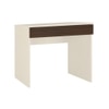 Primera Study Desk with Drawer in Light Woodgrain Finish Coffee Walnut Colour