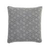 Bubbles Dark Grey Melange Quilted Cushion Cover 18X18 Inches