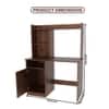 Spydercraft Indus Modern Study Table in Columbian Walnut Finish