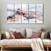 The Castle Decor Nature Art Wall Painting Wooden Framed 27x48 Inch (Style 3)