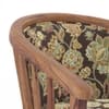 Bella Solid Wood Lounge Chair Finish Teak with Chintz Floral Colour