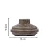 Brown Burmese Designed Ceramic Vase