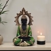 VEDAS Polyresin  Figurine in Green Colour