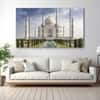 The Castle Decor Taj Mahal Agra Wall Art Set of 5 27x48 Inch