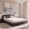 Tahiti Platform Bed Queen Dark Chestnut Finish