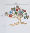 W-Colour Abstract Metal Wall Decor in Multicolor Set of 1