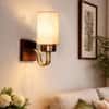 Devansh Metal Electric Wall Light in Black Colour with Multi Shade Count of 1 Light