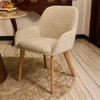 Ashford Solid Wood Dining Chair in Beige Colour