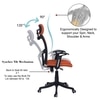 Jeaorda High Back Ergonomic Chair in Orange Colour