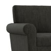 Oxford 1 Seater Fabric Sofa in Graphite Grey Colour