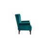 Maxo Fabric Accent Chair in Teal Colour
