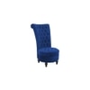 Piece High Back Accent Chair in Navy Blue Colour