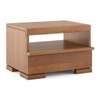 Ohio Bedside Table in Amber Walnut Finish
