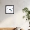 Sagittarius Zodiac Wooden Wall Clock with Artistic Archer Illustration